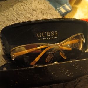Guess by Marciano Sunglasses with Black and Gold Accents